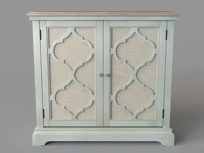 Sophie 2-Door Cabinet Sea Grey 3D model