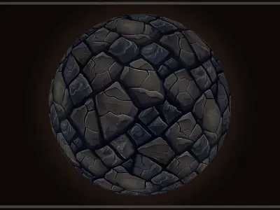 Dungeon Floor and Stone Road -20 TEXTURES -Handpainted PACK 3-- Texture