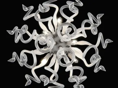 89065x Medusa Lightstar Sconce Chandelier 3D model