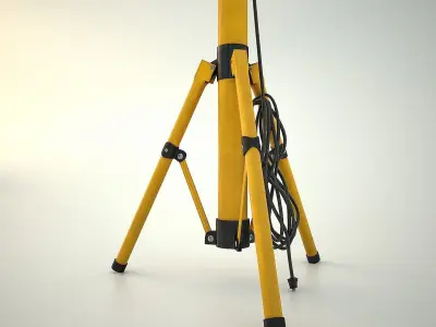 Tripod Tower Lighting 3D model