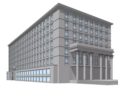 residential building 3D model 18