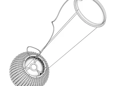 Hanging Kitchen Hood 3 3D model