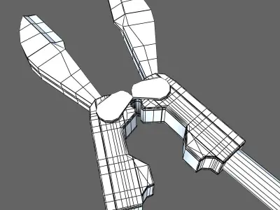 Cutter pliers 3D model