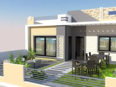 Terrace Exterior  3D model