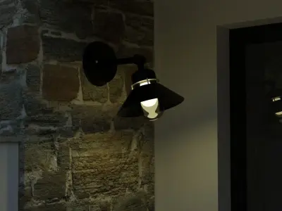 Wall Lamp Upplid 3D model