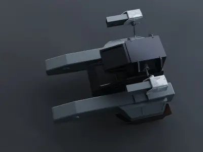 transport scifi spaceship airplane  3D model