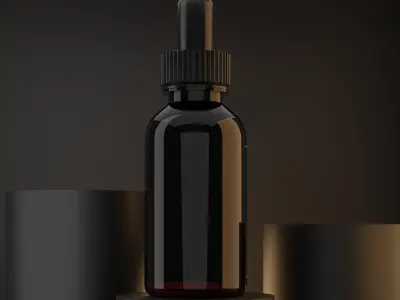Serum Bottle Model 3D model