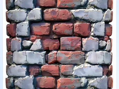 Stylized Wall Seamless Texture Texture 84