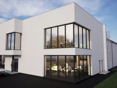 warehouse office building 3D model