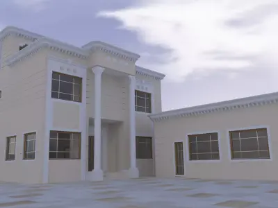 Gulf villa 3D model