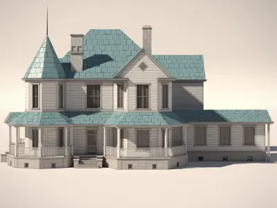  The green House 3D model