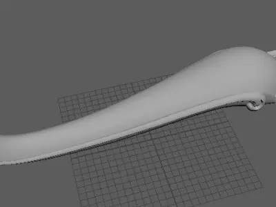 leg High quality 3d models for processing on a cnc machine 3D model 16