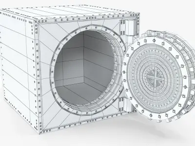 high detail vault model 3D model