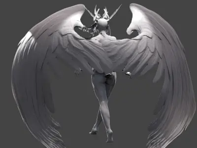 Beautiful Angel 3  3D model