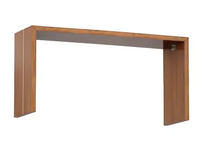 Montana 60x18 Live Edge Console Table Crate and Barrel 3D model