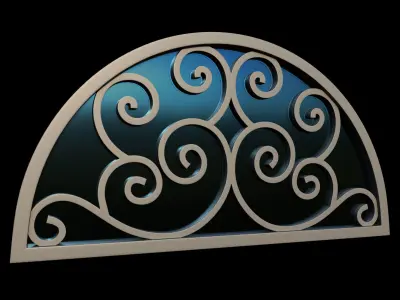 30 Door Arch Head Base Mesh Vol 2 Low-poly 3D model