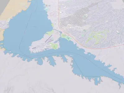 Lake Havasu city USA  3D model