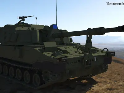  Military Howitzer M109A7 Paladin 