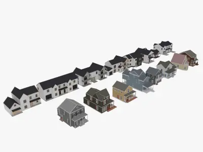 House Collection 3 3D model