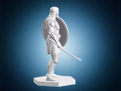 Spartan Hoplite Warrior 3D print model