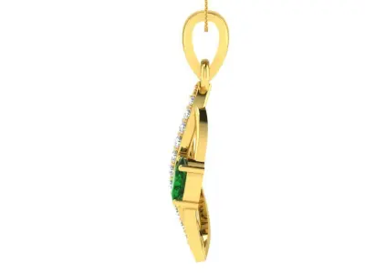 Earring Pendant Set 3dm STL OBJ FBX Render Details 3D print model 2