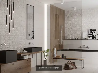 Bathroom Interiors Collections 3D Model Pack