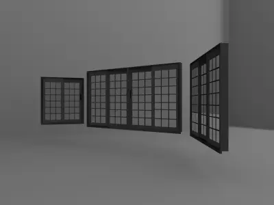 Sliding Doors 3D model