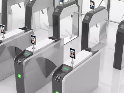 Automatic Turnstiles Gate 3D model