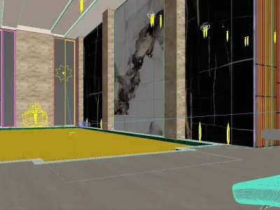 indoor swimming pool 3D model