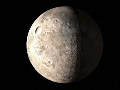 moon 3d model 3D model