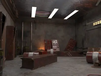 Control Room 3D model