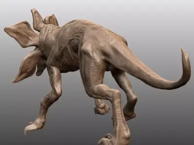 Demodog  Stranger Things Monster Figurine 3D print model