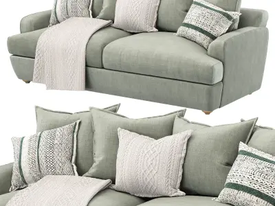 Smooch Sofa 01 Free 3D model