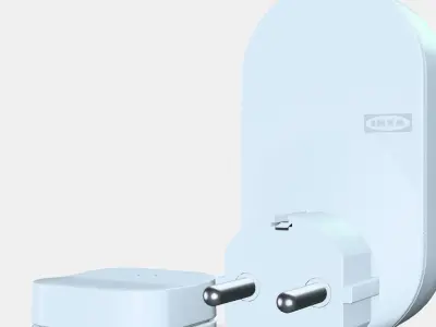 TRADFRI Control outlet kit 3D model