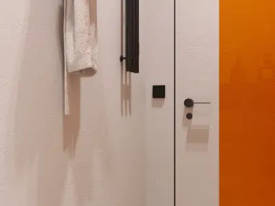 white bathroom 3D model