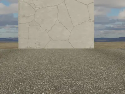 Highway Parts  Low-poly 3D model