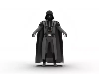 Darth Vader - Star Wars Low-poly 3D model