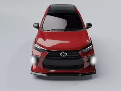 Toyota Agya 2023 Modified GR-S 3D Model 3D model
