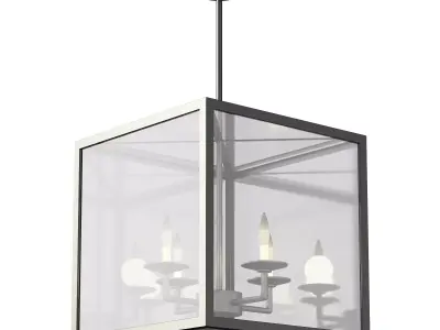 Manor IndoorOutdoor Glass Pendant 3D model