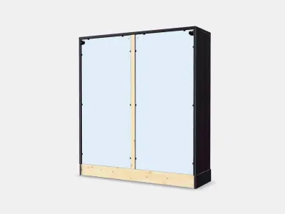 HAVSTA Glass-door cabinet with plinth Low-poly 3D model
