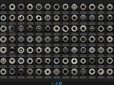 Circular Ornament vol44 Texture