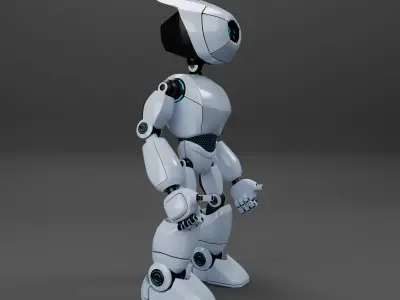 Robot  Low-poly 3D model purchase