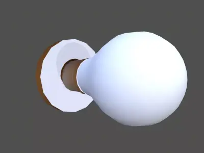 Bulb Lowpoly Low-poly 3D model