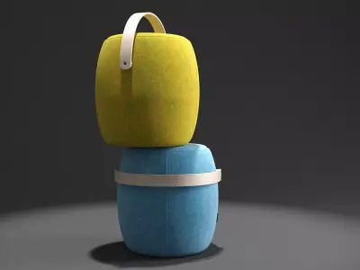 Carry On stool 3D model