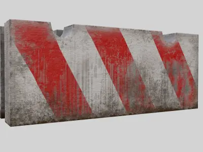 Concrete block Free low-poly 3D model purchase