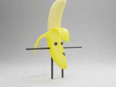 Fruit characters 3D model