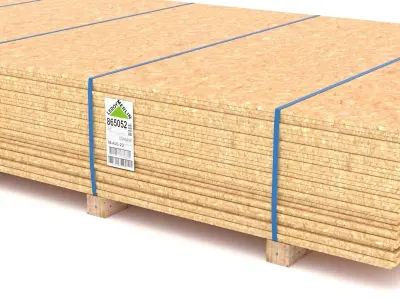 Pallet Plywood OSB 3D model