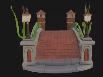 Bridge 3d Model 3D model