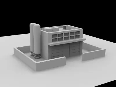 home model Low-poly 3D model