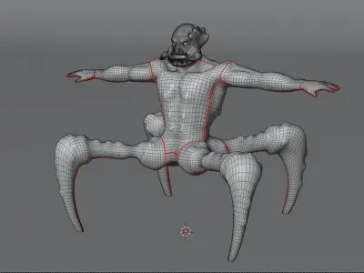 Arach Vor Low-poly 3D model